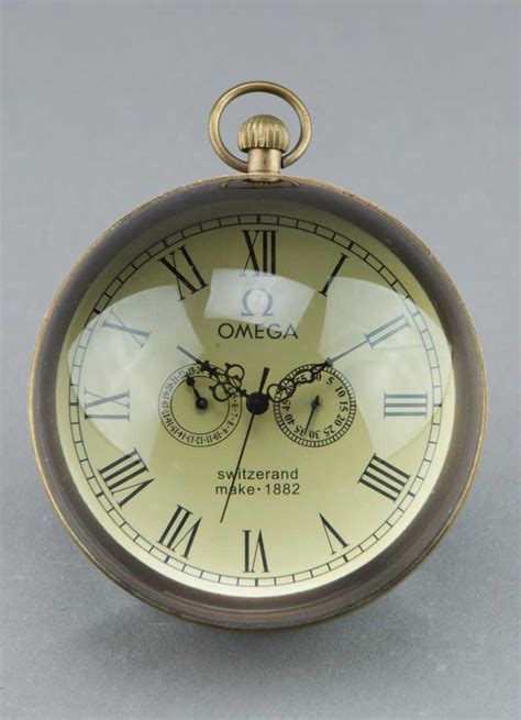 omega swiss crystal ball pocket watch 1882|vintage omega ball clock.